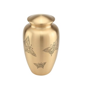 Fournisseur de haute qualité d'urne funéraire en laiton de conception de coeur meilleure vente urne souvenir pour adultes avec le meilleur prix - Product Image 2