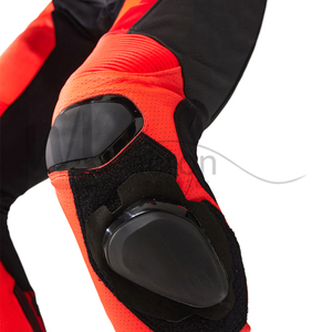 ชุดมอเตอร์ไซด์หนังแท้สำหรับผู้ชายชุดเสื้อแจ็กเก็ตหนังและกางเกง - Product Image 3