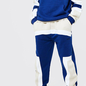 Precio al por mayor personalizado Running Jogging Ropa deportiva Chándal para hombres \ Bloque de color de alta calidad Chándal transpirable de gran tamaño - Product Image 4