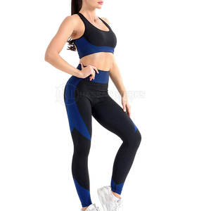 Conjunto de Yoga para Mujer, Transpirable, Cintura Elástica, Color Sólido, con Sujetador Acolchado y Ropa Deportiva sin Costuras con Efecto Push-Up - Product Image 6