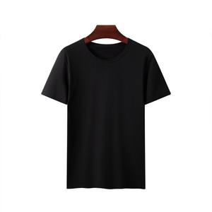OEM Customized Plus size t shirt for men clothes <b>black</b> T-Shirts Mens summer - Product Image 3