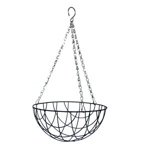 Modern luxury design metal hanging flower <b>basket</b> for outdoor window decor <b>plants</b> flowers <b>pot</b> garden home yard made India - Product Image 4