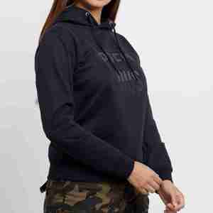 เสื้อฮู้ดถักสำหรับผู้หญิงในฤดูหนาว2025โลโก้ออกแบบได้ตามต้องการมีตำแหน่งโลโก้ตามสั่ง - Product Image 2