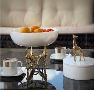 Table à manger centre de table bol à fruits décoratif en gros petit créatif noir luxe espace quantité minimaliste fête d'affaires - Product Image 2