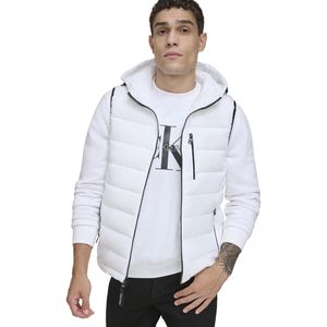 Chaleco sin mangas básico unisex con cremallera elegante y cuello alto, chaqueta de invierno de alta calidad - Product Image 3