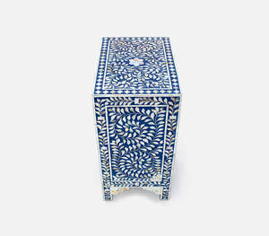 โต๊ะข้างฝังลายดอกไม้สไตล์ร่วมสมัยทำด้วยมือสำหรับห้องนั่งเล่นสไตล์สูงเฟอร์นิเจอร์กาแฟหรูหราสำหรับบ้าน - Product Image 3