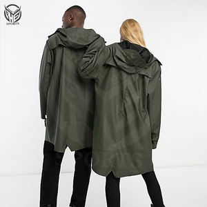 Manteau de pluie à capuche imperméable respirant en tissu personnalisé le plus populaire pour unisexe avec le dernier design. - Product Image 2