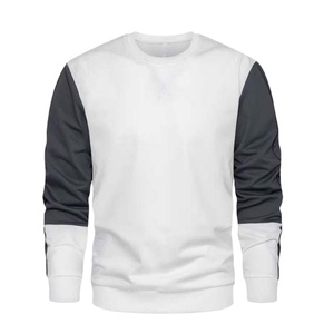 Sweat-shirts amples en gros pour hommes, manches longues, 100 % coton, basiques unis, respirants, pour hommes 2027 - Product Image 3