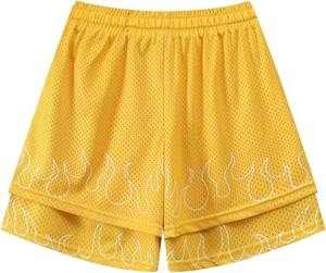 Pantalones cortos de malla transpirable para hombre sublimación impresa gráfico personalizado High Street Premium secado rápido entrenamiento Gymwear al por mayor - Product Image 2