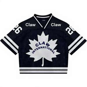 Camiseta Deportiva de Malla Personalizada de Fútbol Americano con Diseño de Sublimación Extragrande, Corte Holgado, Talla Grande, Manga Corta y Transpirable - Product Image 1