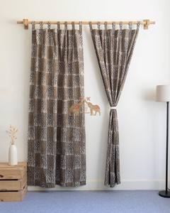 Rideaux imprimés en coton de luxe modernes et écologiques pour toutes les saisons, salon, chambre, hôtel, maison d'hôtes, ensemble de rideaux décoratifs - Product Image 2