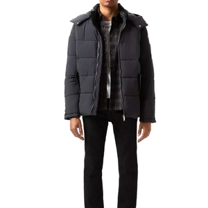 Veste matelassée d'hiver à capuche de haute qualité pour hommes, sur mesure, taille XL, dernier design, tissu en toile, service OEM - Product Image 2