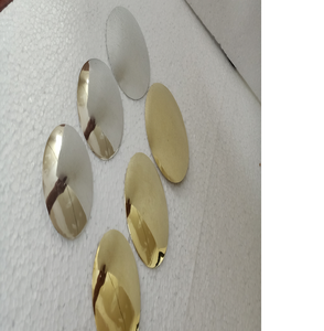 Conchos de latón sostenibles hechos a medida, semilla de vidrio de 8mm de alta calidad, tamaño atractivo de 3 pulgadas, varios colores para la fabricación de joyas - Product Image 6