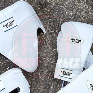 Excellent Fournisseur : Ensemble d'équipement de boxe professionnel – Gants, Protège-tibias, Protège-tête – Équipement d'entraînement durable en cuir véritable FIGHT CAGE GEARS - Product Image 5