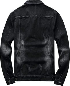Veste en jean slim de qualité supérieure pour hommes, vêtements d'extérieur décontractés à la mode, tissu denim d'hiver confortable - Product Image 2