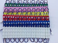 LED 110V 220V inyección 3 Lmodule Módulo 2W blanco cálido blanco frío rojo verde azul amarillo Rosa color para letreros