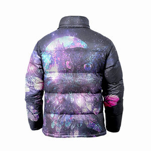 Chaqueta acolchada OEM/ODM personalizada para hombre y mujer, chaqueta acolchada con logotipo personalizado impreso, cómoda, resistente al viento - Product Image 5