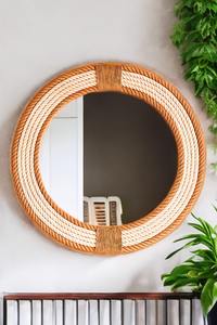 Espejo de Pared de Hierro Metálico para Sala de Estar, Diseño Moderno, Ecológico, Personalizable, Hecho a Mano, de Alta Calidad, para Decoración de Bodas - Product Image 2