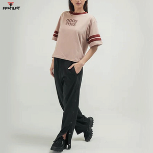 <b>Top</b> Trending Women Summer T-Shirt Print Crew Neck Regular Fit Full Sleeve Eco-Friendly Relaxed Fit Custom Color & Size - Product Image 4