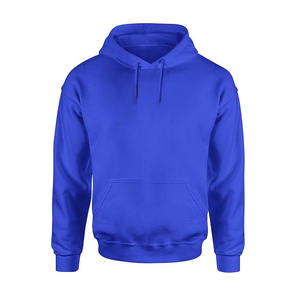 Sudaderas con capucha de hombre logotipo personalizado en blanco 400gsm algodón de alta calidad sudadera polar ropa de calle de gran tamaño Sudadera con capucha de peso pesado - Product Image 2