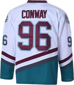 Maillot de hockey sur glace personnalisé pour adultes Charlie Conway # 96 banques # 99 Razers Impex Vêtements de sport respirants antibactériens grande taille - Product Image 5