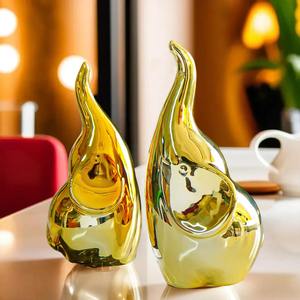 Muestra decorativa de jirafa plateada, centro de mesa pequeño para el hogar, oficina, evento, regalo, exhibición, figurita de Animal - Product Image 3