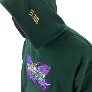 Sweat-shirt à capuche surdimensionné respirant en coton 100% personnalisé pour hommes, streetwear, hiver, poids lourd, broderie tendance - Product Image 3