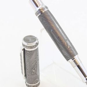 Papelería de oficina personalizada de gama alta de negocios de Metal de acero inoxidable pluma de Damasco en alta calidad - Product Image 6