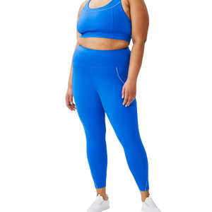 Leggings de compression sans couture grande taille taille haute extensible soutien-gorge de sport collants de fitness vêtements de sport d'été antibactérien - Product Image 1