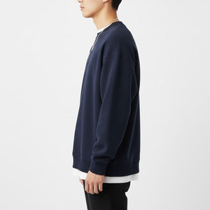 Sweat-shirt élégant pour homme en coton mélangé, coupe ajustée, idéal pour la salle de sport et les tenues quotidiennes. - Product Image 4