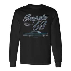 T-shirt promotionnel à manches longues Impala Low Rider Kustom Lead Sled Hot Rod Muscle Car 1963 - Product Image 1