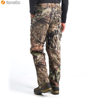 2022 pantalons de camouflage en polyester de haute qualité pour hommes avec conception laser d'arbre véritable impression de logo personnalisé derniers produits de chasse
