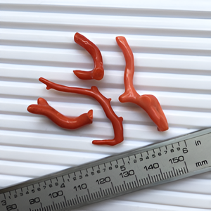 Perles de bâton de corail italien de luxe composants de bijoux en pierres précieuses naturelles accessoires en gros au meilleur prix - Product Image 3