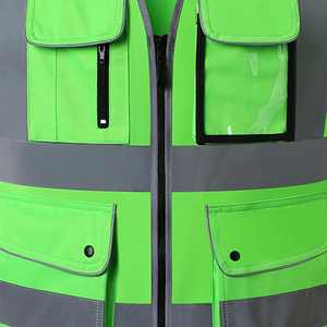 Gilet de sécurité imperméable de haute qualité de style nouveau, classe 2 ANSI, avec logo personnalisé pour hommes, service OEM - Product Image 5