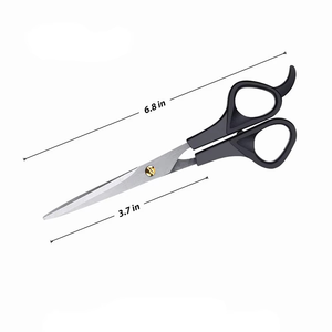 Cómodas tijeras de corte de pelo de peluquero, mango de plástico de Color negro, cuchilla afilada profesional, tijeras para el cabello, proveedor de herramientas de belleza - Product Image 4