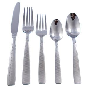 Juego de Cubiertos de Acero Inoxidable Plateado Duradero, Diseño Clásico con Mango de Diseño, para Uso Diario en la Cocina - Product Image 3