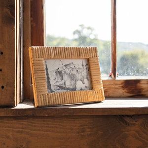 Clean Design Customized Wooden Photo <b>Frame</b> <b>for</b> Contemporary Home Decor Wall <b>Mounted</b> Tabletop Display Refined Wood Texture - Product Image 2