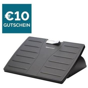 Reposapiés de Plástico Negro/Plateado Sin Calefacción para Oficina Fellowes, Cómodo, 44.5 x 11.1 x 33.3 cm, Almohadas Funcionales y Posicionadores - Product Image 1