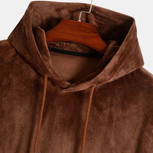 Vente chaude Hommes Pullover Hoodies et Shorts Jogger Ensemble Logo Personnalisé Imprimé avec Plus Size Caractéristique Polaire et Tissu Éponge - Product Image 3