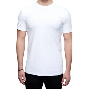 <b>Mens</b> Regular Fit Gym Bodybuilding Athletic T-Shirt 100% Cotton <b>Stretch</b> Crew Neck Short Sleeve Blank Streetwear Breathable - Product Image 1