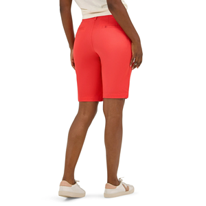 Shorts Bermuda tissés pour femmes fabriqués en usine, design personnalisé, couleur unie, grande taille, respirant, séchage rapide, anti-froissement, chino BD - Product Image 2