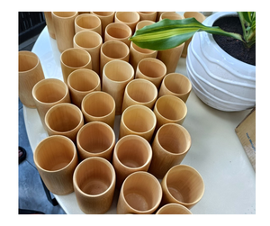 Tasses à boire en bambou du Vietnam de qualité supérieure, tasses biodégradables écologiques faites à la main, parfaites pour le marché d'exportation - Product Image 2