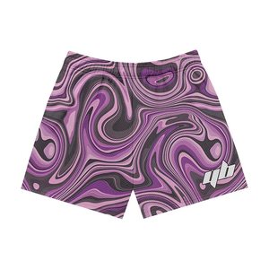 Short en maille confortable en polyester léger et respirant à séchage rapide Short de mode à sublimation avec logo personnalisé pour hommes - Product Image 5
