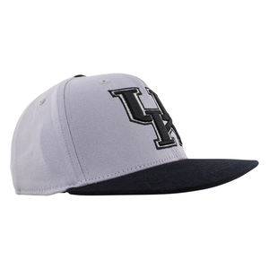 Gorra de béisbol ajustada Top Of The World Kentucky Wildcats, gris y negra, de 6 paneles, para hombre, informal, de sarga, con logo bordado - Product Image 5