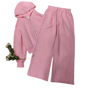 Meilleur design de survêtements respirants en strass pour hommes, bon marché, top tendance, survêtement en strass entièrement personnalisé, service OEM - Product Image 2