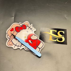 Nueva llegada personalizable Dodgers Hello Kitty pestañas azulejos Sostenible forma de mariposa herramienta de belleza con logotipo personalizado - Product Image 5