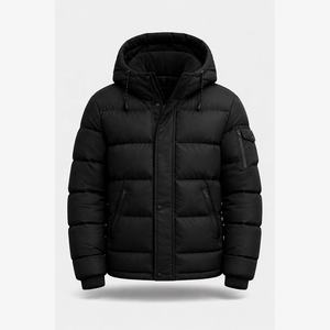 Chaquetas para hombre, chaqueta informal ligera para hombre, chaqueta acolchada de material cálido, abrigo tipo burbuja teñido liso para hombre, chaqueta para hombre - Product Image 1