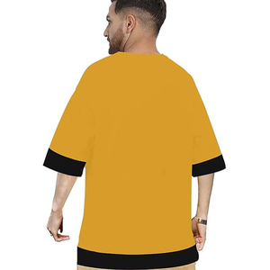 เสื้อยืดผ้าคอตตอนสำหรับผู้ชายเสื้อยืดโอเวอร์ไซส์น้ำหนักพิมพ์ลายยอดนิยมพร้อมโลโก้ออกแบบได้ตามต้องการ - Product Image 5