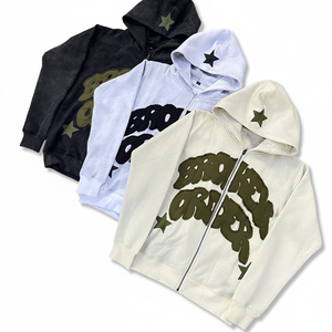 Survêtement confortable pour homme, broderie, haute qualité et élégant, prix abordable, plusieurs couleurs, 100% coton molleton 450 g/m² - Product Image 2