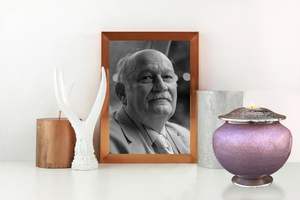 Urna de cremación de vela para cenizas humanas-Urna de vela púrpura grande-Urna decorativa para exhibición de cenizas en casa-Hermosa moderna - Product Image 2